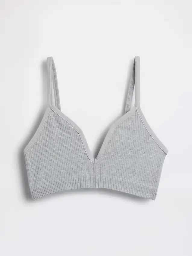 Seamless Rib Triangle Bralette