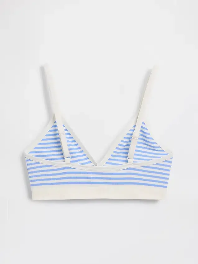 Seamless Rib Triangle Bralette