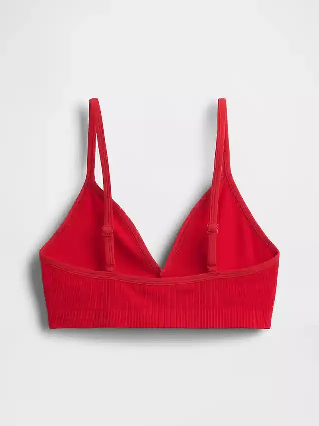 Seamless Rib Triangle Bralette