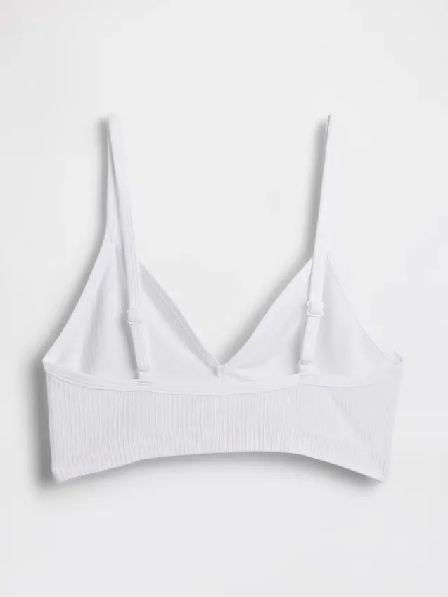 Seamless Rib Triangle Bralette