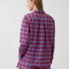 Seersucker Plaid Oversized Shirt