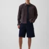Seersucker Zip Shirt Jacket