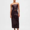 Sequin Maxi Skirt
