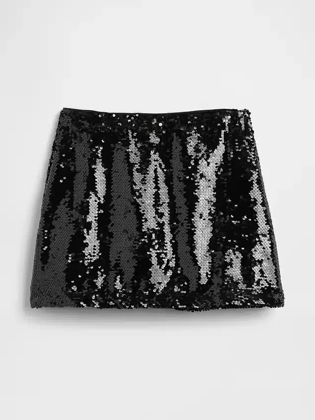 Sequin Mini Skort
