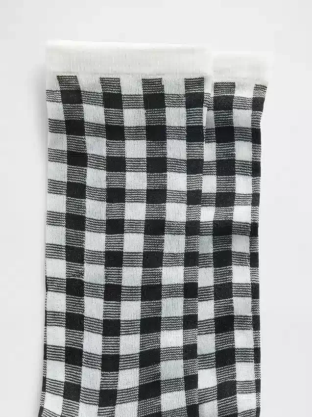 Sheer Crew Socks