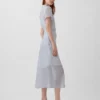 Sheer Midi Shirtdress