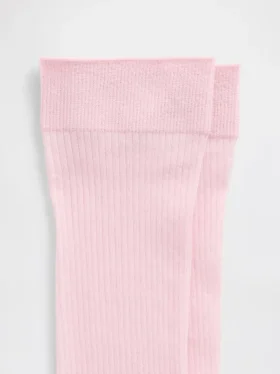Sheer Rib Knee-High Socks