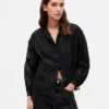 Sheer Voile Floral Shirt