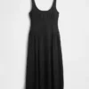 Shirred Maxi Dress
