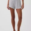 Softest Modal Lace-Trim Pj Shorts