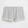 Softest Modal Lace-Trim Pj Shorts