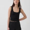 Softest Modal Lace-Trim Pj Tank Top