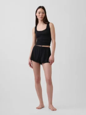 Softest Modal Lace-Trim Pj Tank Top