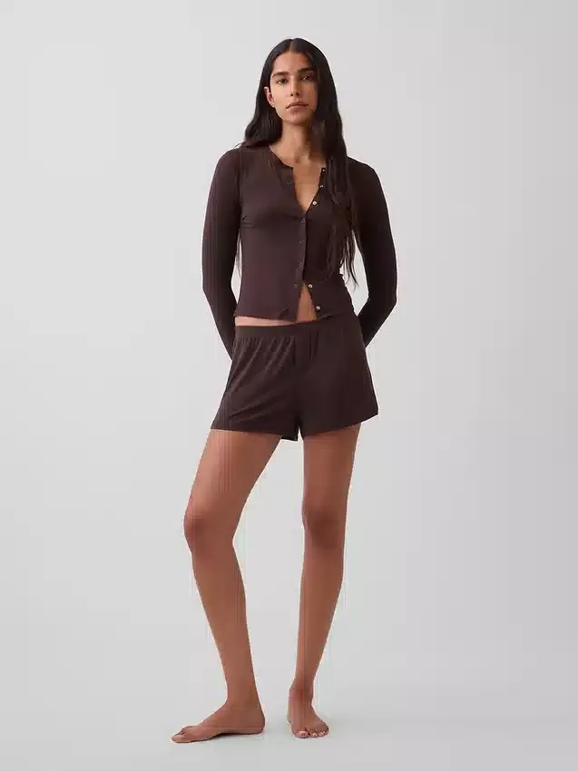 Softest Modal Rib Pj Shorts