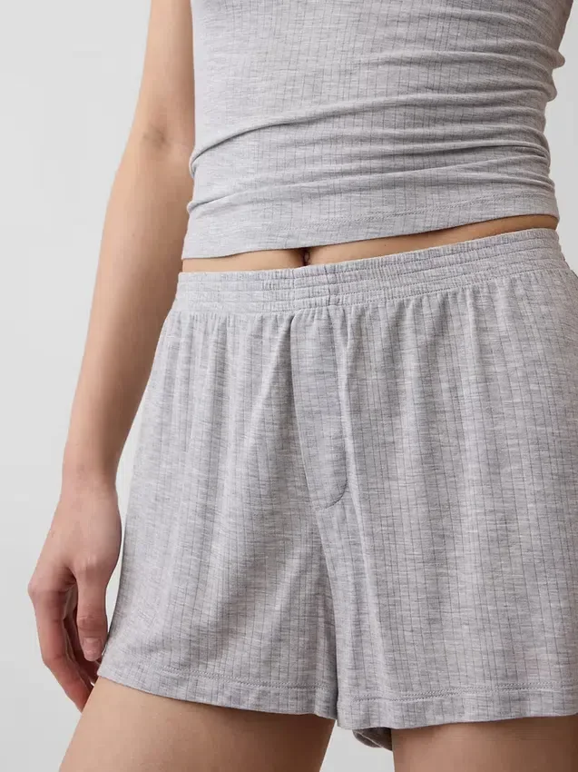 Softest Modal Rib Pj Shorts