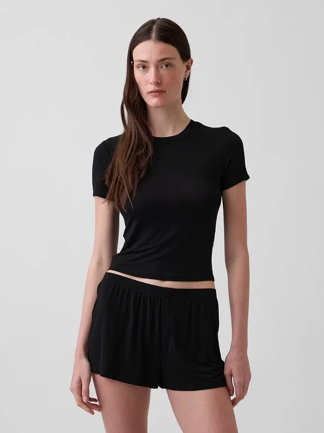 Softest Modal Rib Pj T-Shirt