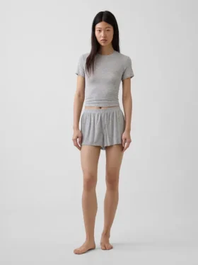 Softest Modal Rib Pj Shorts