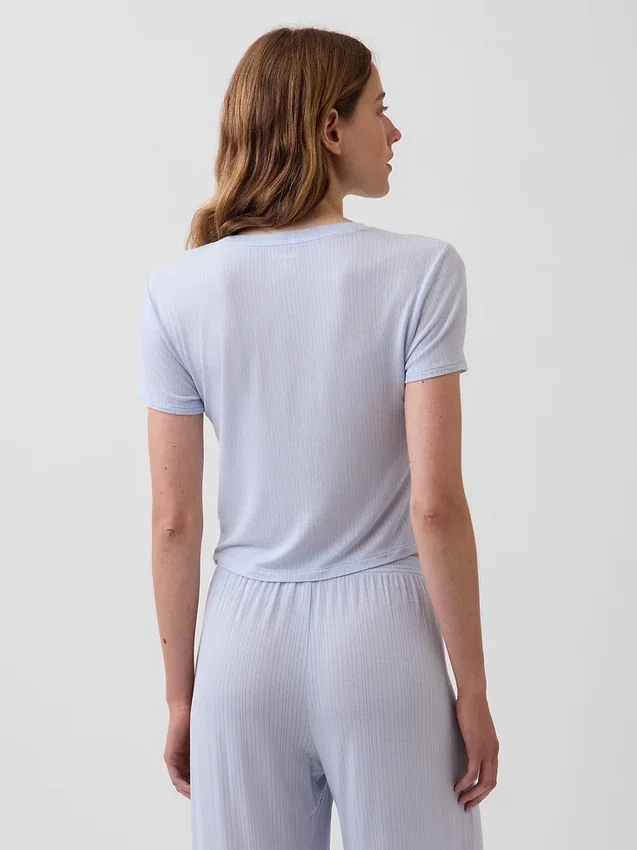 Softest Modal Rib Pj T-Shirt