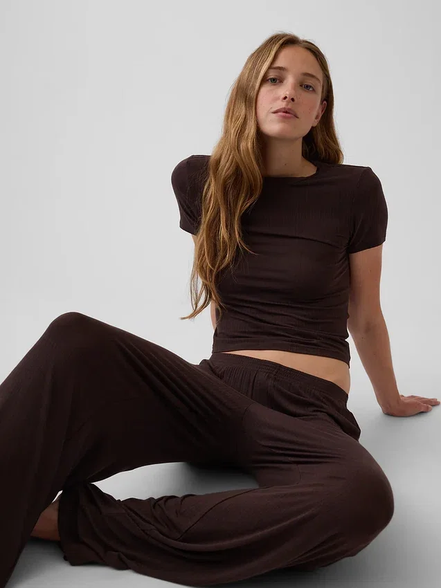 Softest Modal Rib Pj T-Shirt