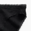 Softest Organic Stretch Cotton Lace-Trim Bikini