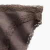 Softest Organic Stretch Cotton Lace-Trim Bikini