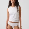 Softest Organic Stretch Cotton Lace-Trim Cheeky Hipster