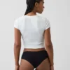 Softest Organic Stretch Cotton Lace-Trim Cheeky Hipster