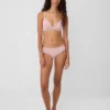 Softest Organic Stretch Cotton Lace-Trim Cheeky Hipster