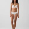 Softest Organic Stretch Cotton Lace-Trim Cheeky Hipster