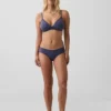 Softest Organic Stretch Cotton Lace-Trim Cheeky Hipster