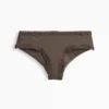 Softest Organic Stretch Cotton Lace-Trim Cheeky Hipster