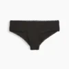 Softest Organic Stretch Cotton Lace-Trim Cheeky Hipster