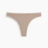 Softest Organic Stretch Cotton Lace-Trim Thong