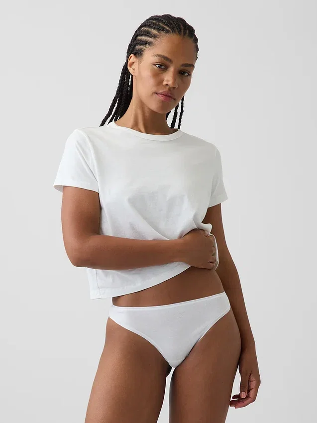Softest Organic Stretch Cotton Thong