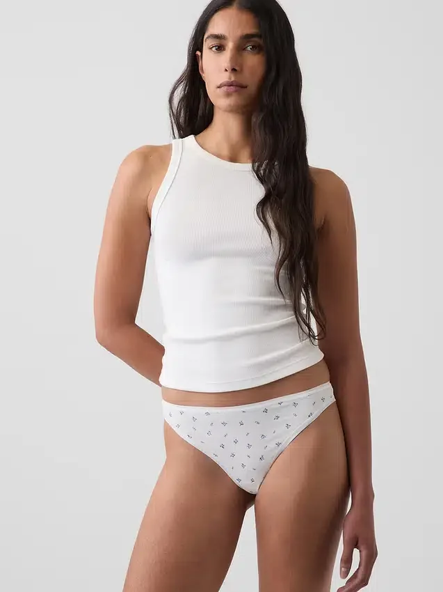 Softest Organic Stretch Cotton Thong
