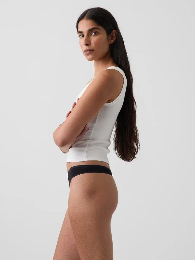 Softest Organic Stretch Cotton Thong