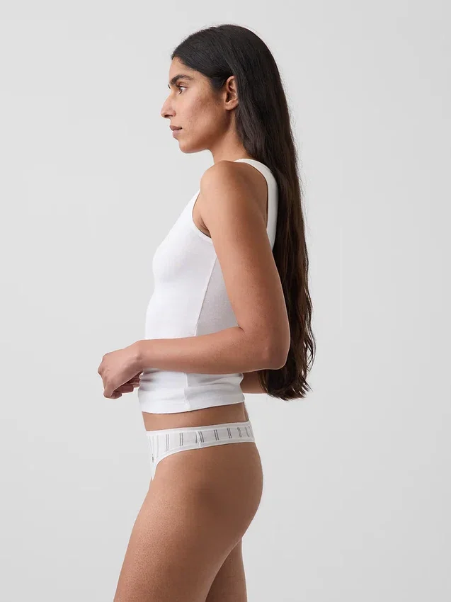 Softest Organic Stretch Cotton Thong