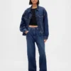 Stranger Things Adult Flannel-Lined Extra Baggy Jeans