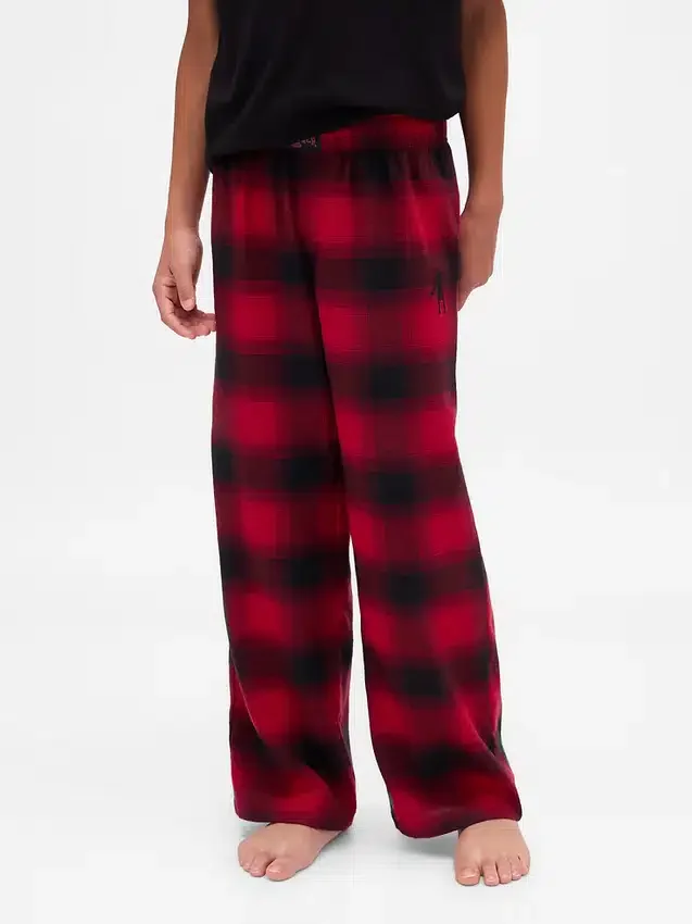 Stranger Things Kids Recycled Flannel Pj Pants