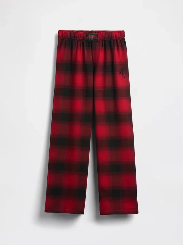 Stranger Things Kids Recycled Flannel Pj Pants