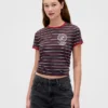 Stranger Things Organic Cotton Vintagesoft Crop T-Shirt