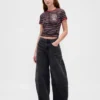 Stranger Things Organic Cotton Vintagesoft Crop T-Shirt