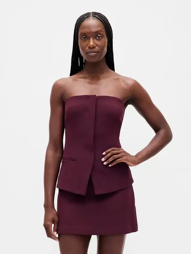 Strapless Bistretch Corset Top
