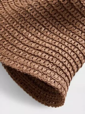 Straw Bucket Hat