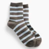 Stripe Half Crew Socks