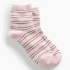 Stripe Half Crew Socks