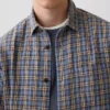 Sunwashed Twill Relaxed Plaid Shirt