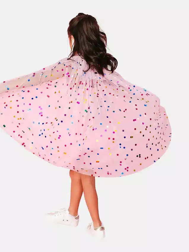 Sweet Wink Confetti Cape