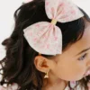 Sweet Wink Ditsy Floral Tulle Bow Headband