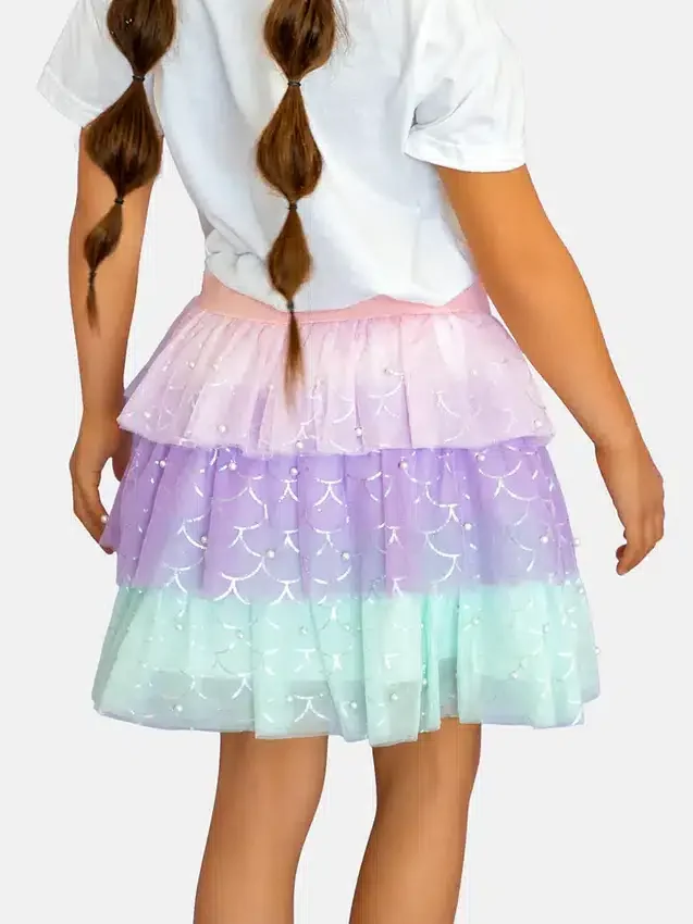 Sweet Wink Mermaid Pearl Tutu Skirt